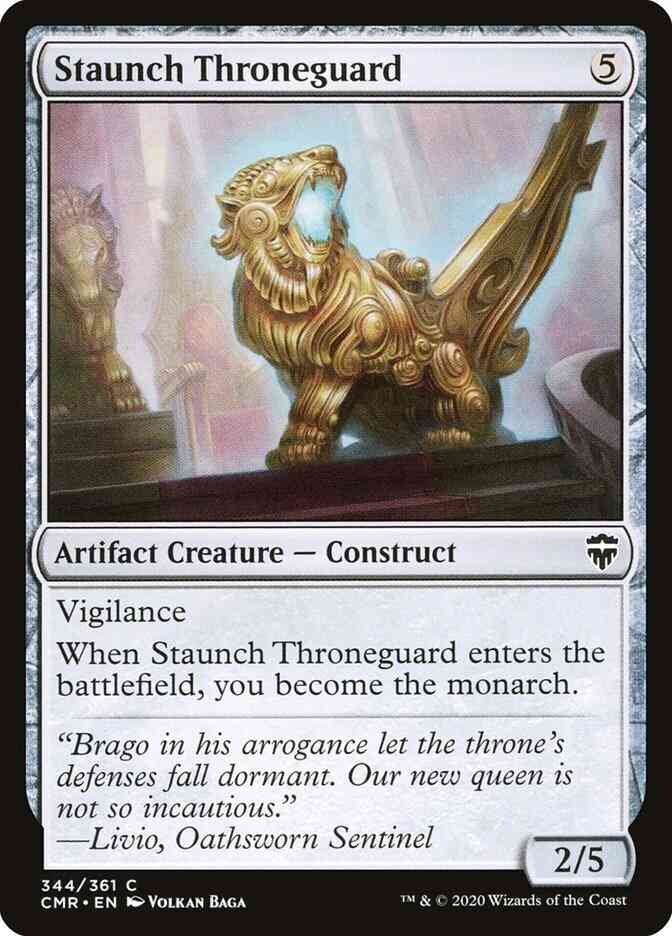 Staunch Throneguard [344] [Commander Legends] [Non-Foil]