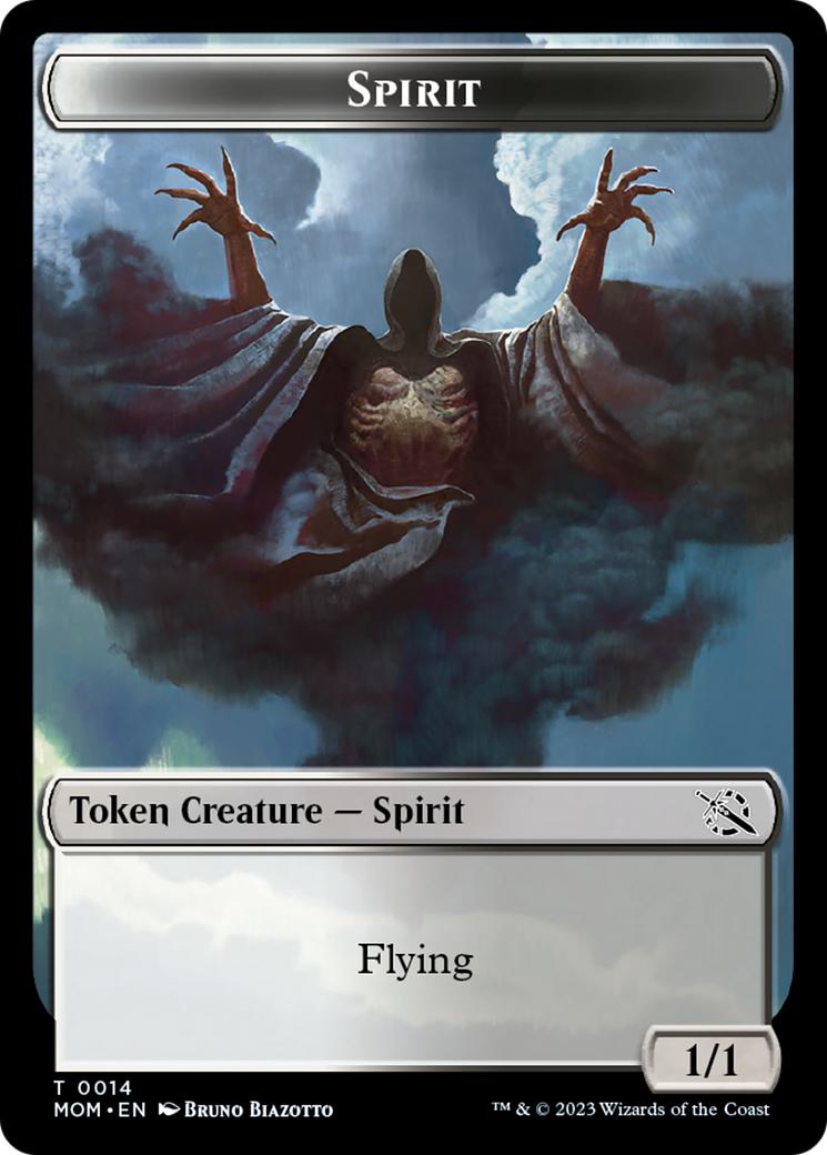 Knight Token (07) // Spirit Token (14) [March of the Machine: Commander: Tokens] [Non-Foil]