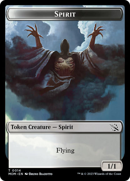Knight Token (07) // Spirit Token (14) [March of the Machine: Commander: Tokens] [Non-Foil]