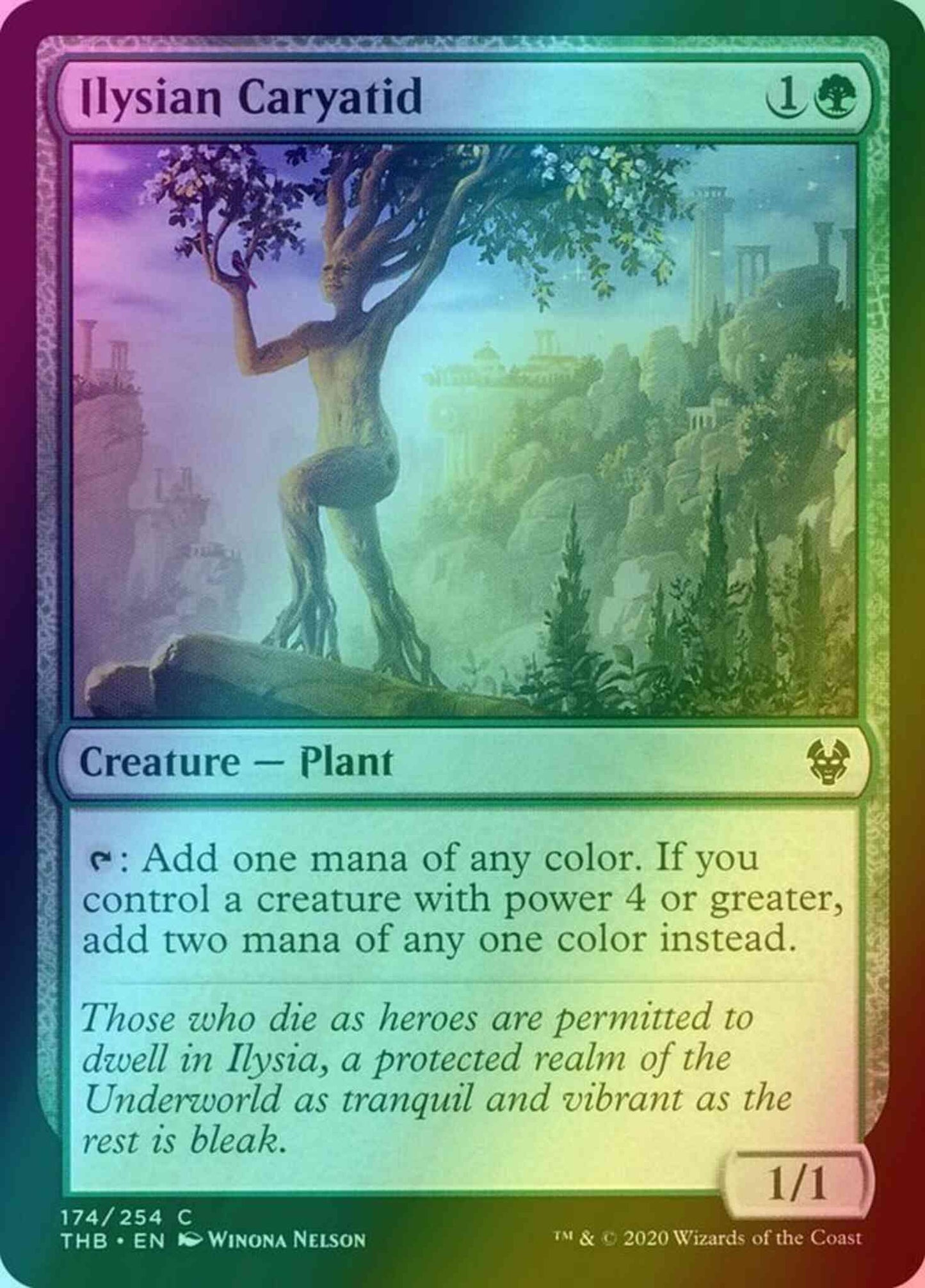 Ilysian Caryatid [174] [Theros Beyond Death] [Foil]