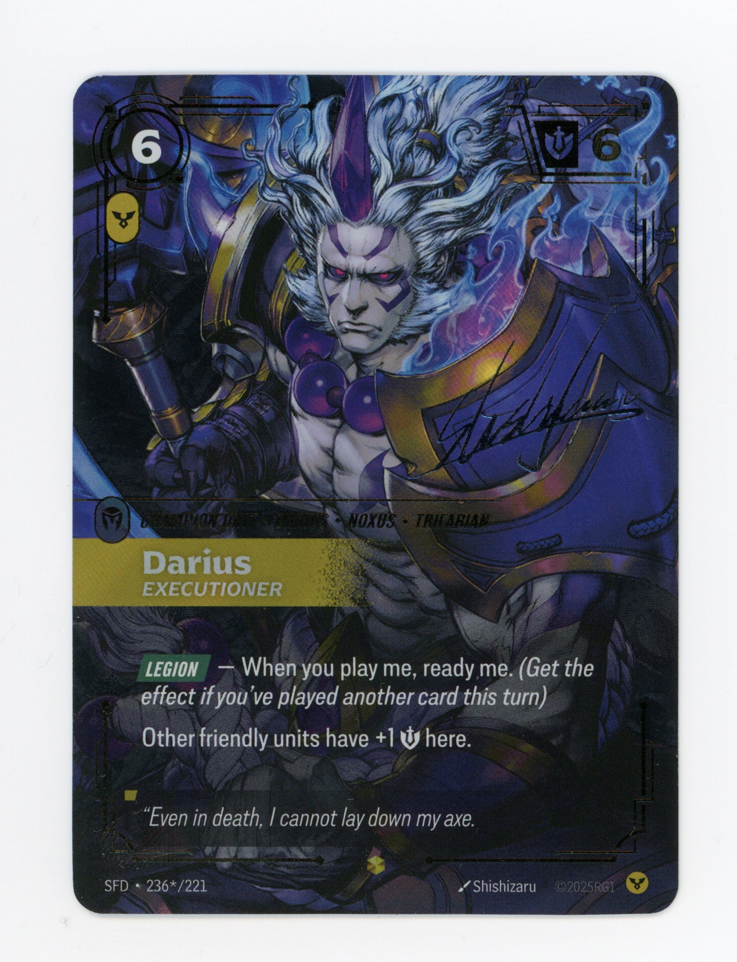 Darius - Executioner — Signature|Foil — ID 19441