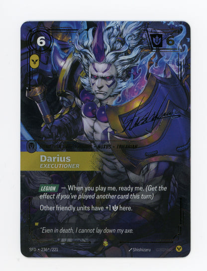 Darius - Executioner — Signature|Foil — ID 19441