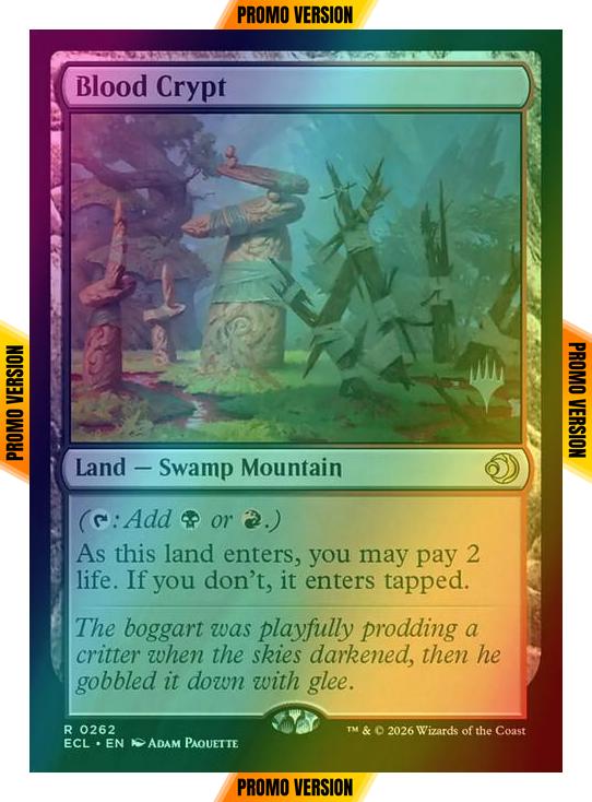Blood Crypt [262p] [Promo Pack] [Lorwyn Eclipsed: Promos] [Foil]