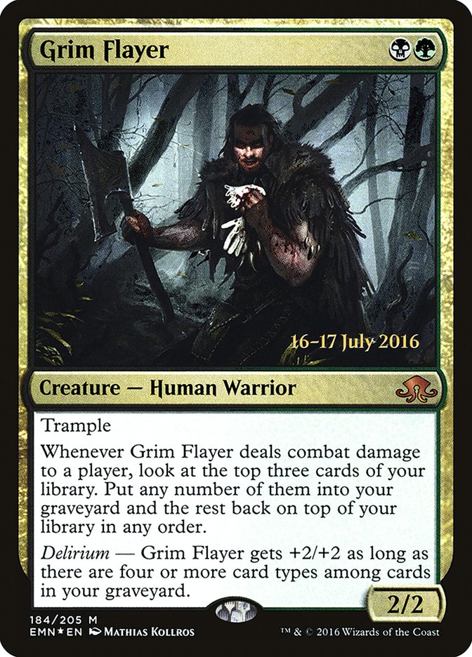 Grim Flayer [184s] [Eldritch Moon Promos] [Foil]