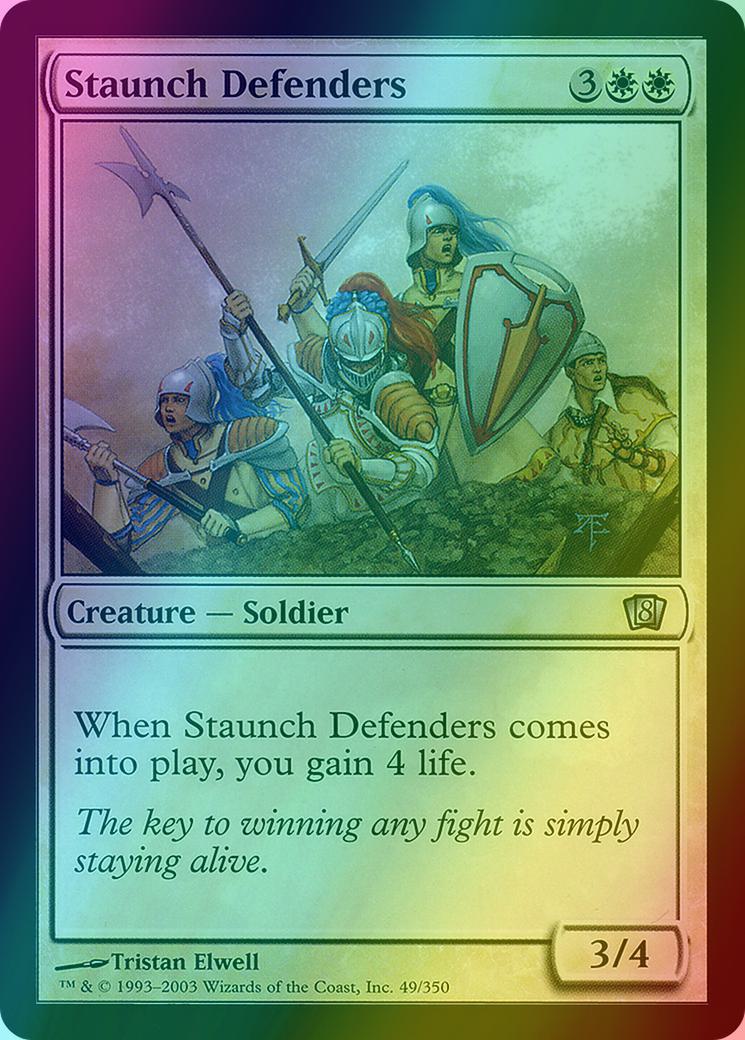 Staunch Defenders [49x] [Eighth Edition] [Foil]