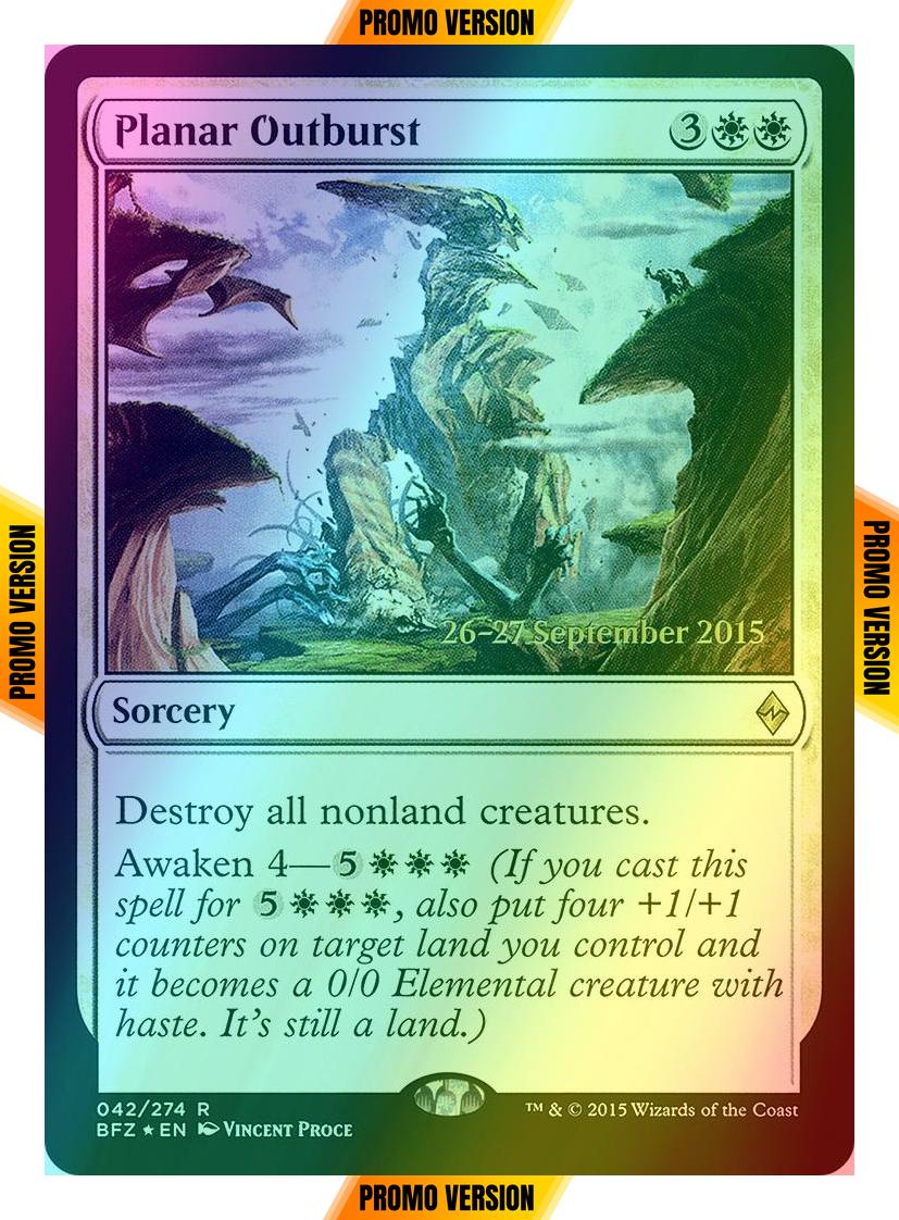 Planar Outburst [42s] [Battle for Zendikar Promos] [Foil]