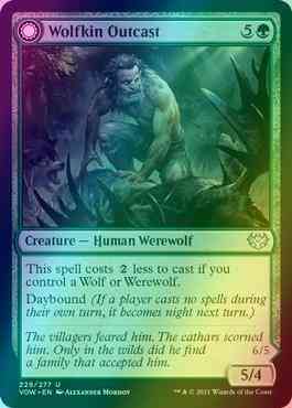 Wolfkin Outcast // Wedding Crasher [229] [Innistrad: Crimson Vow] [Foil]