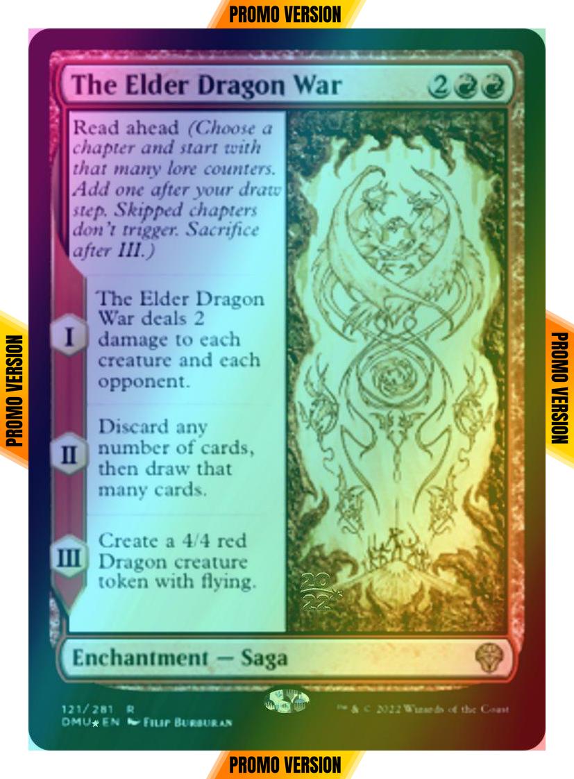 The Elder Dragon War [121s] [Prerelease] [Dominaria United: Promos] [Foil]