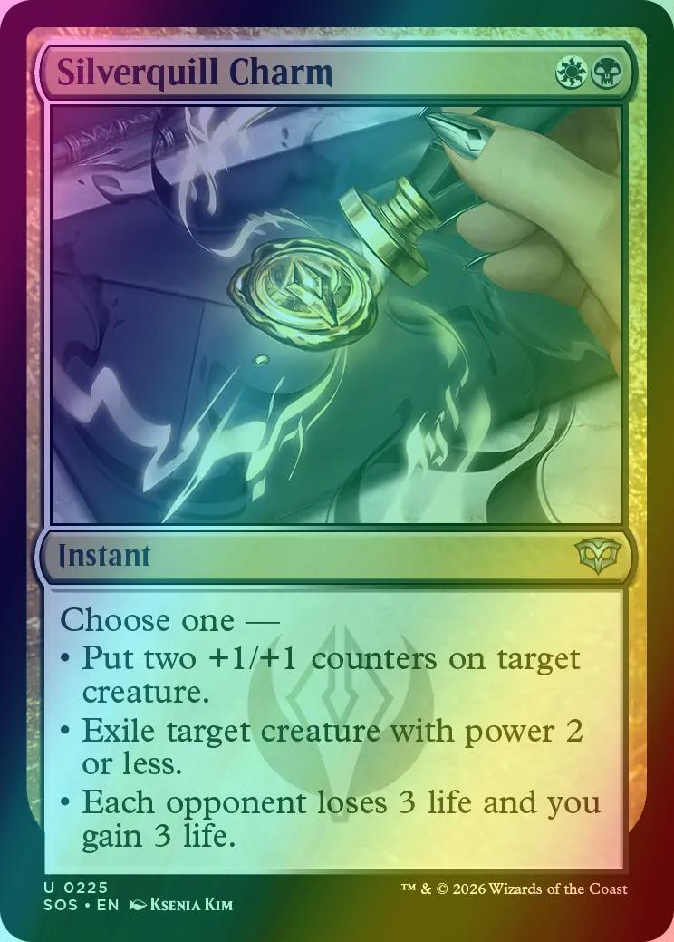 Silverquill Charm [225] [Secrets of Strixhaven] [Foil]