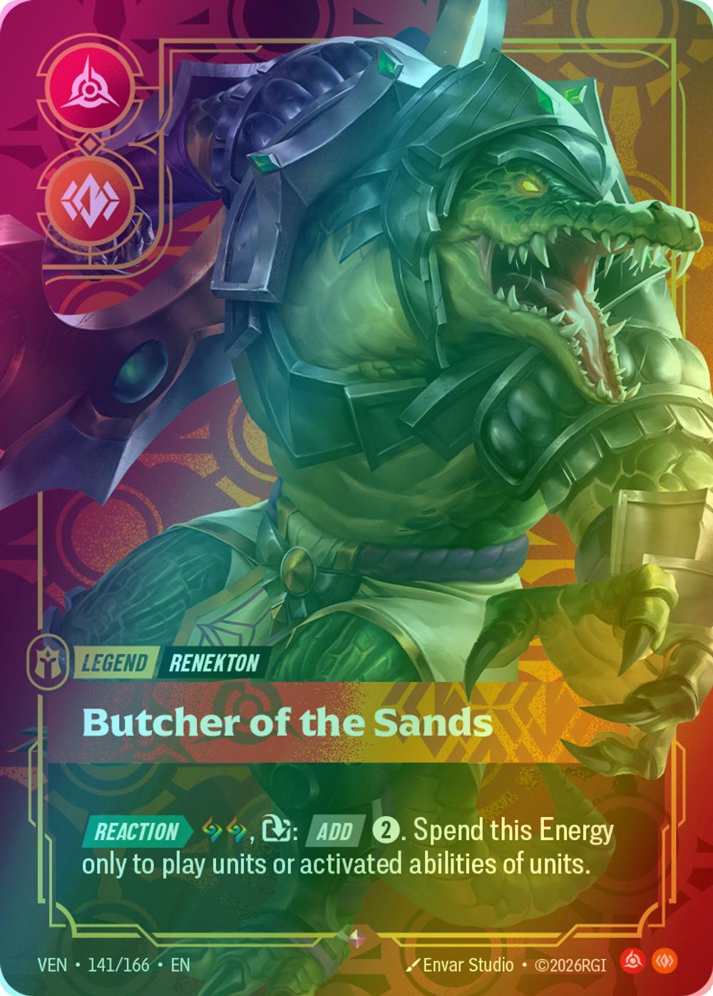 Butcher of the Sands (Renekton) - 141/166 [Vendetta] [Foil]
