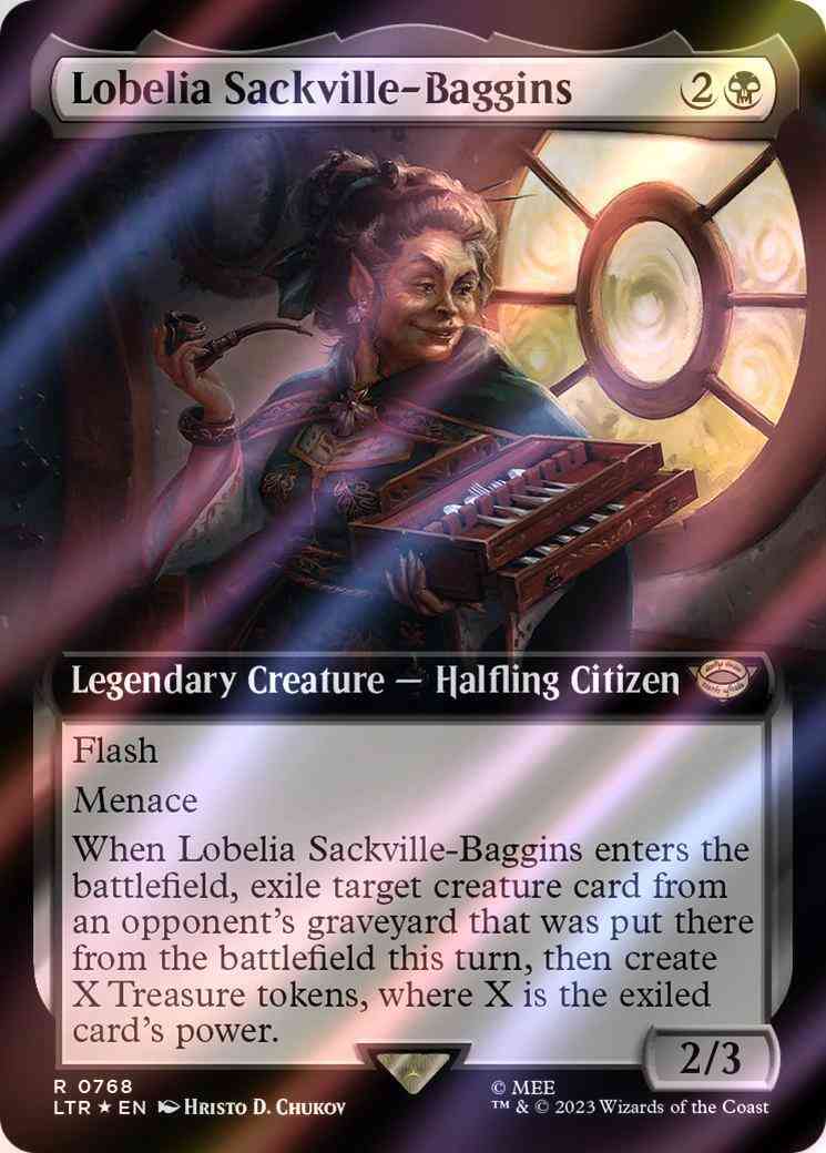 Lobelia Sackville-Baggins [768] [Extended Art] [The Lord of the Rings: Tales of Middle-earth] [Surge Foil]