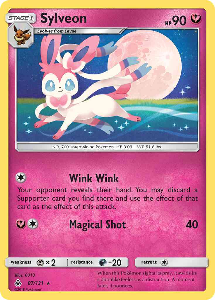 Sylveon - 87/131 - Rare [sm6-87] [Reverse Holo]