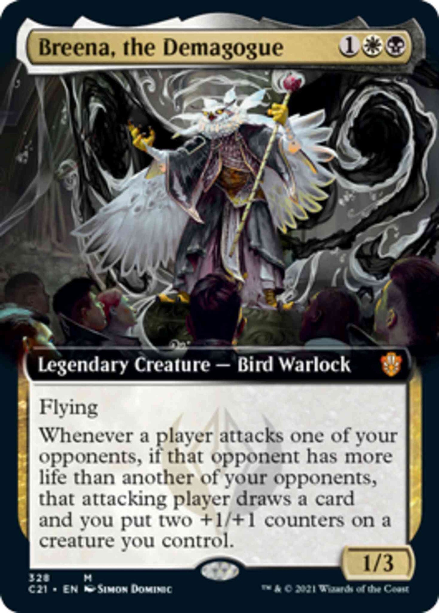 Breena, the Demagogue [328] [Extended Art] [Commander 2021] [Non-Foil]