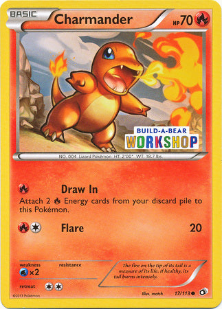 Charmander - 17/113 - Build-a-Bear Promo [Non-Holo]