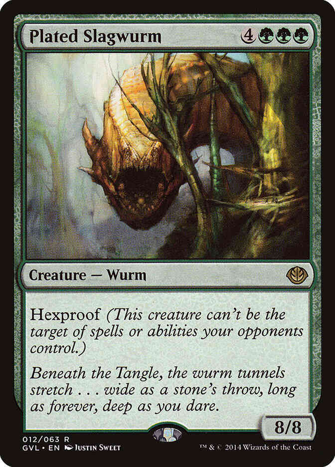 Plated Slagwurm [12] [Duel Decks Anthology: Garruk vs. Liliana] [Non-Foil]