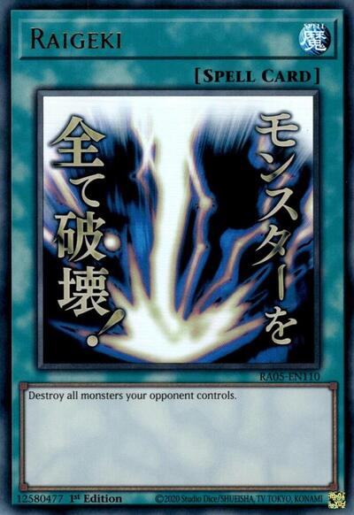 Raigeki - RA05-EN110 - Ultra Rare - 1st Edition