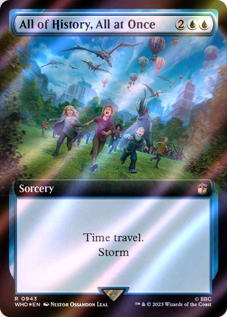 All of History, All at Once [943] [Extended Art] [Universes Beyond: Doctor Who] [Surge Foil]