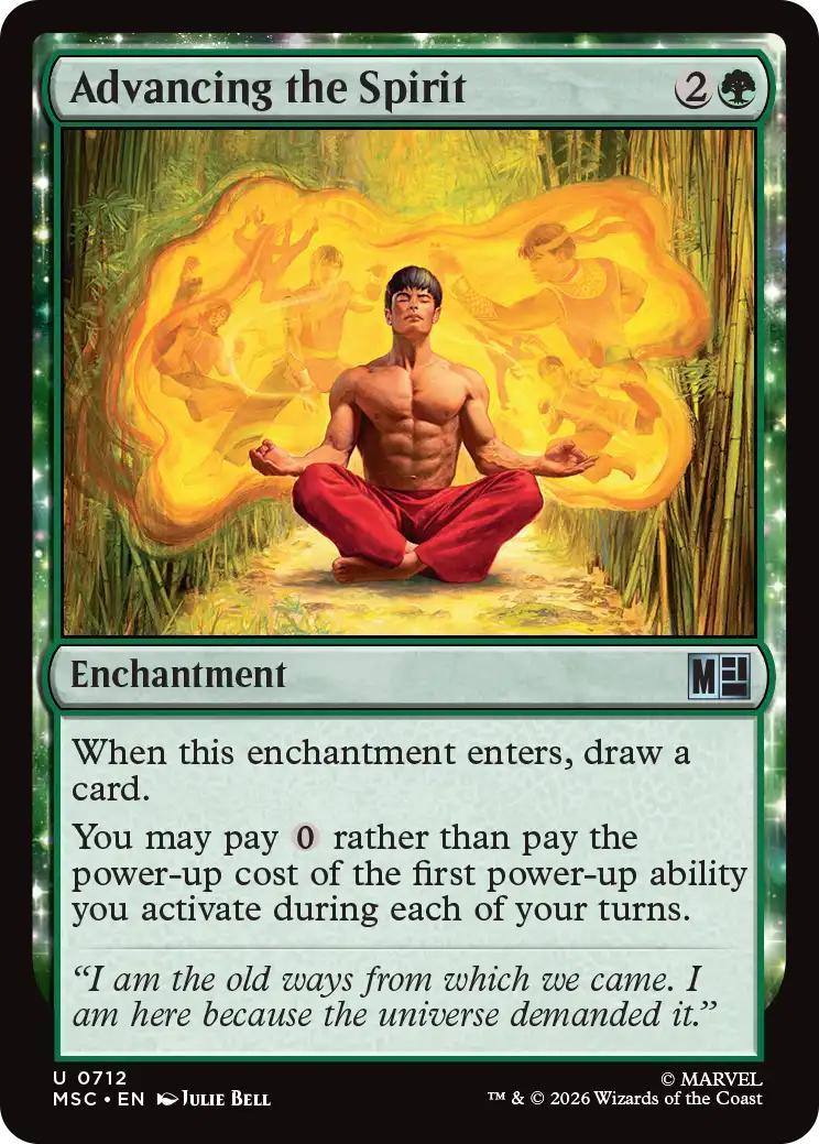 Advancing the Spirit [712] [Jumpstart] [Marvel Super Heroes: Commander] [Non-Foil]