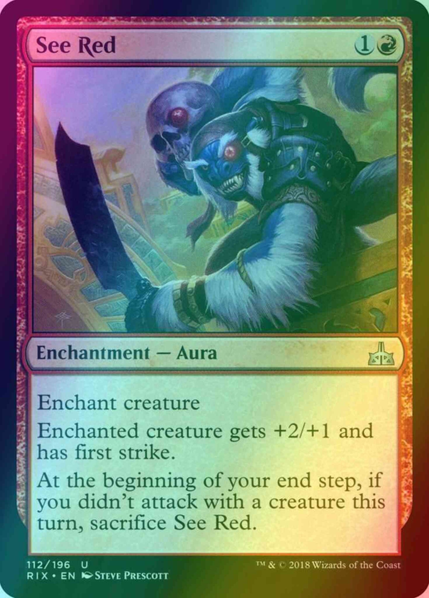 See Red [112] [Rivals of Ixalan] [Foil]