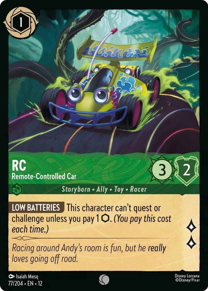 RC - Remote-Controlled Car - 77/204 [Wilds Unknown] [Non-Foil]