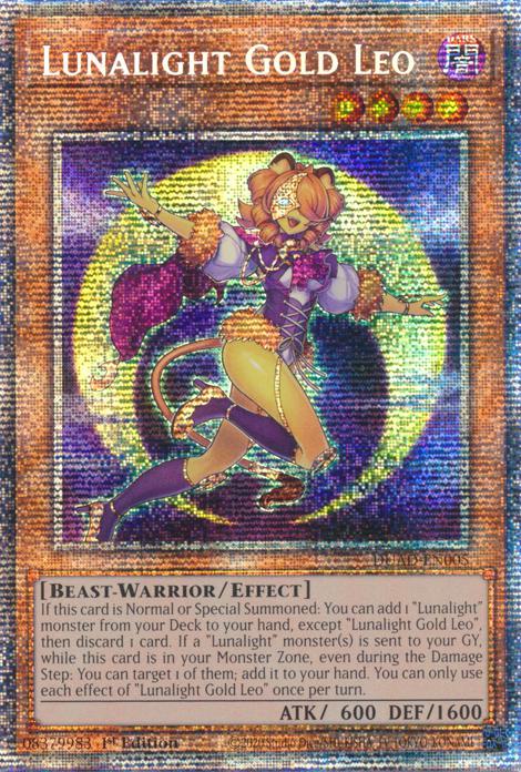 Lunalight Gold Leo - DUAD-EN005 - Starlight Rare - 1st Edition