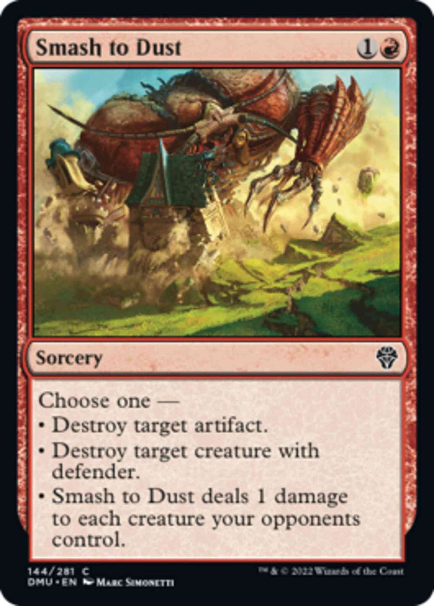 Smash to Dust [144] [Dominaria United] [Non-Foil]