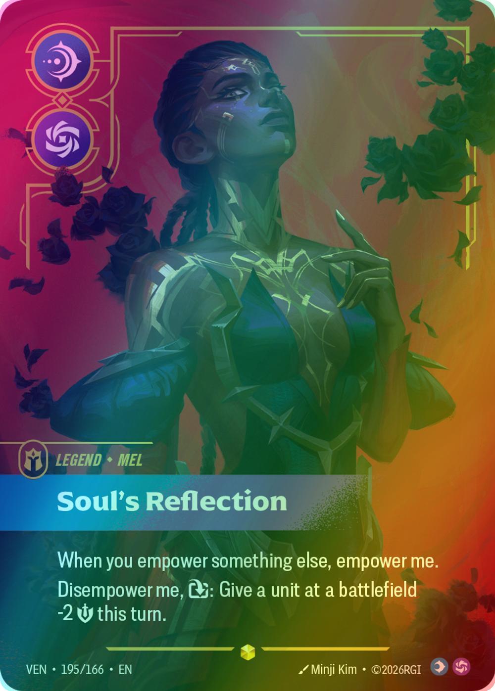 Soul's Reflection (Mel) (Overnumbered) - 195/166 [Vendetta] [Foil]