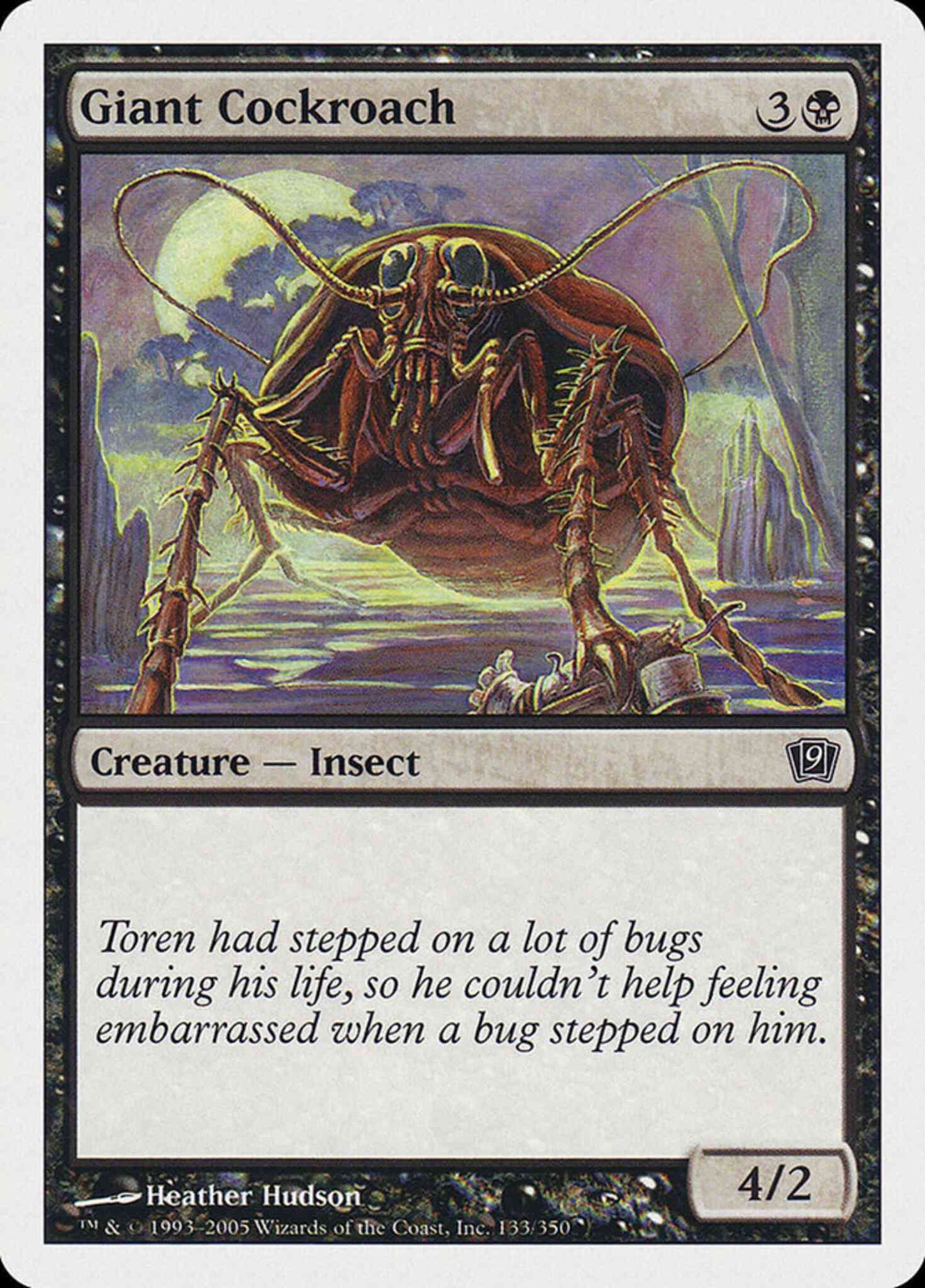 Giant Cockroach [133] [Ninth Edition] [Non-Foil]