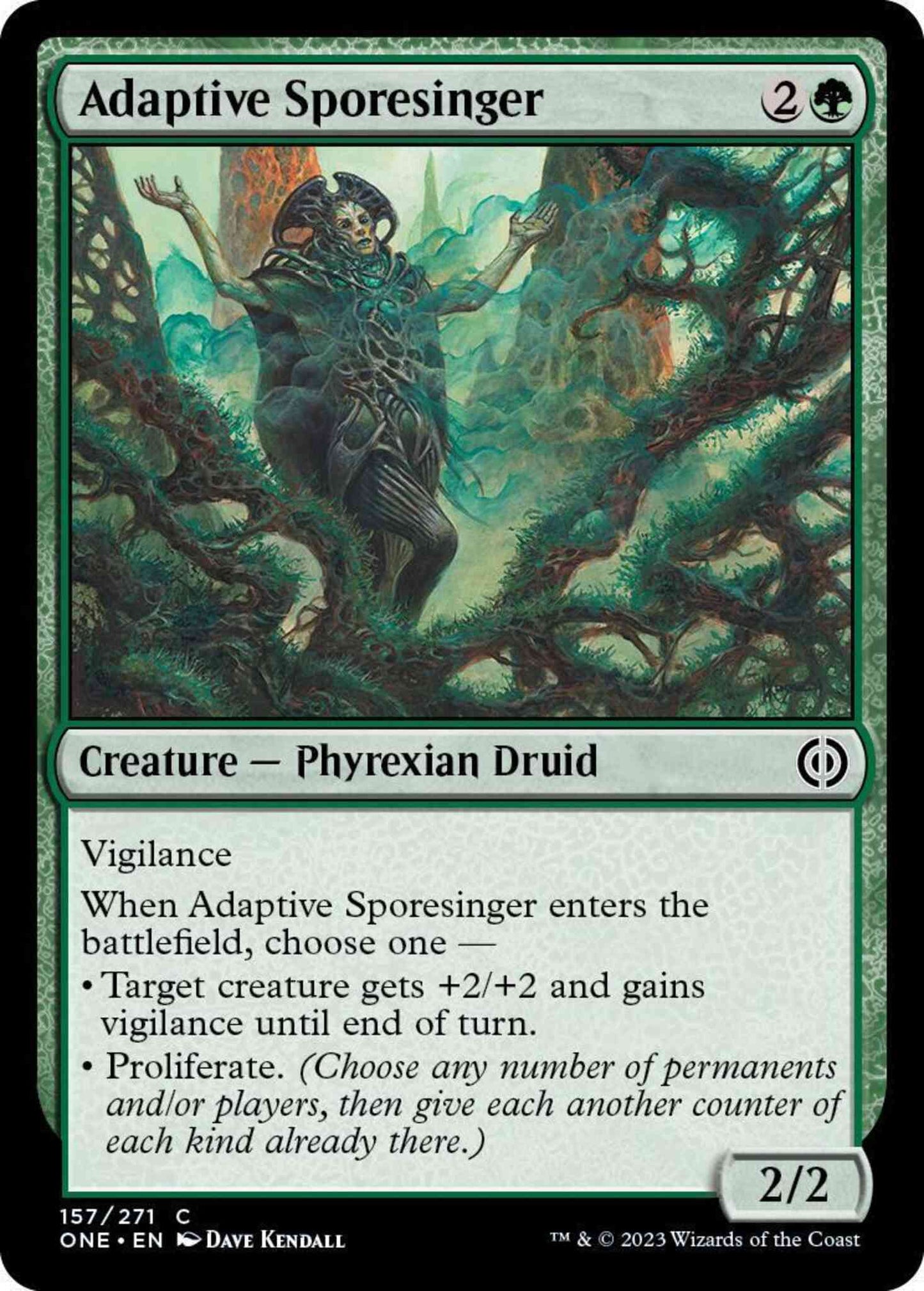 Adaptive Sporesinger [157] [Phyrexia: All Will Be One] [Non-Foil]
