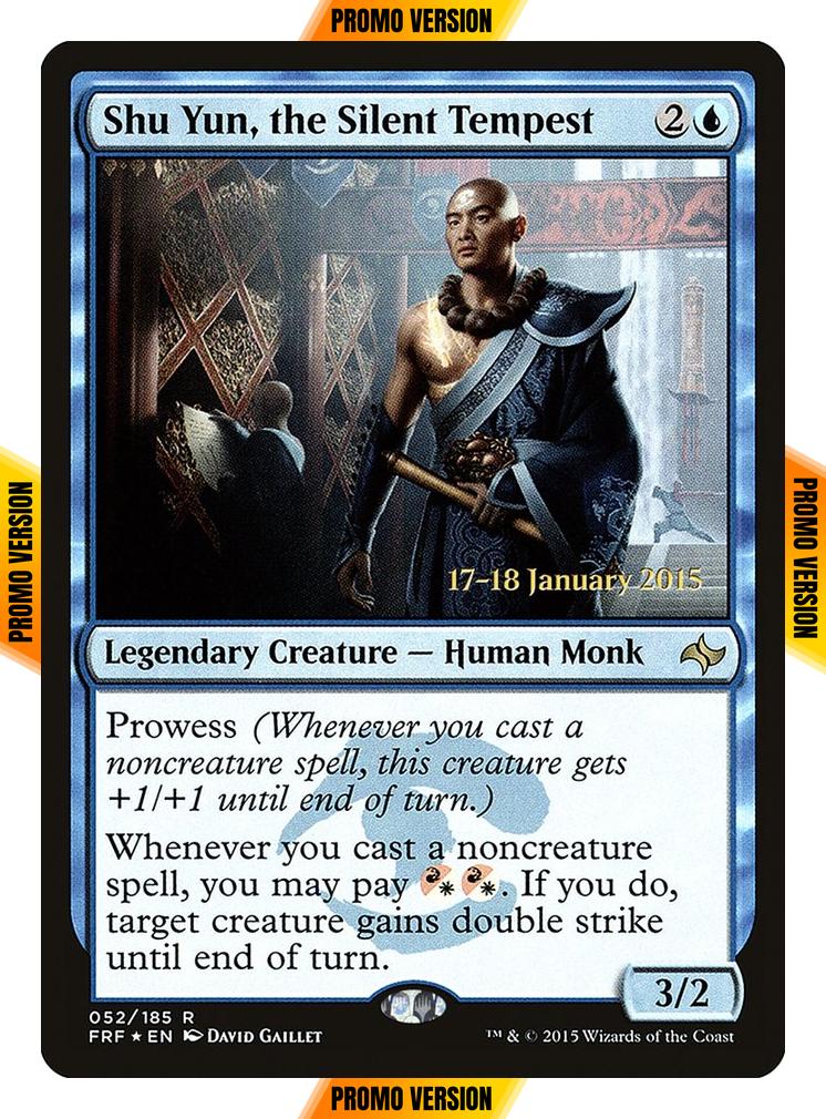 Shu Yun, the Silent Tempest [52s] [Fate Reforged Promos] [Foil]
