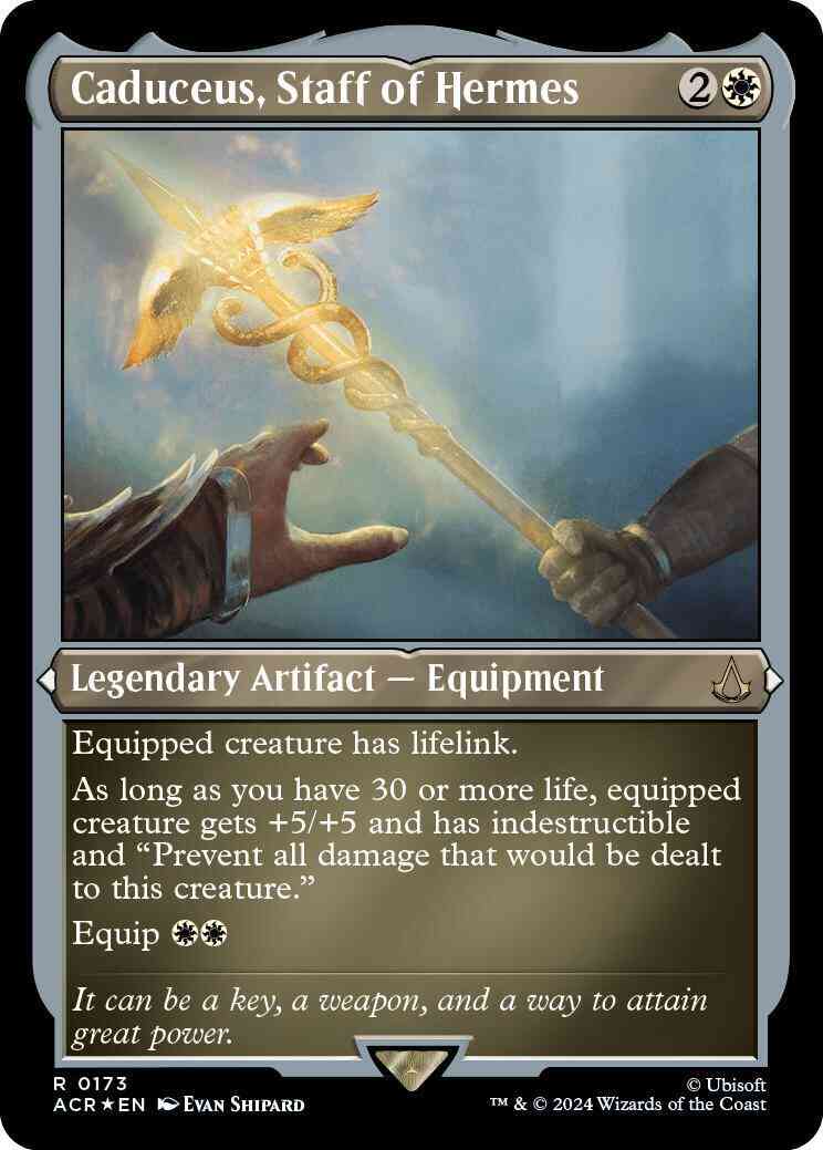 Caduceus, Staff of Hermes [173] [Assassin's Creed] [Etched Foil]