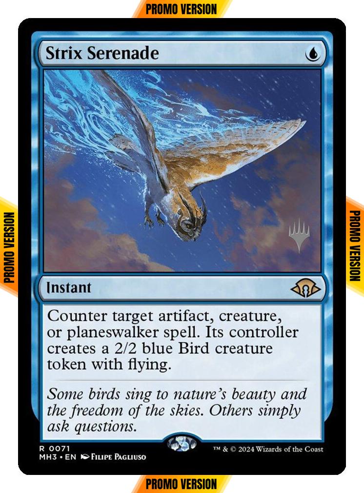 Strix Serenade [71p] [Promo Pack] [Modern Horizons 3: Promos] [Non-Foil]