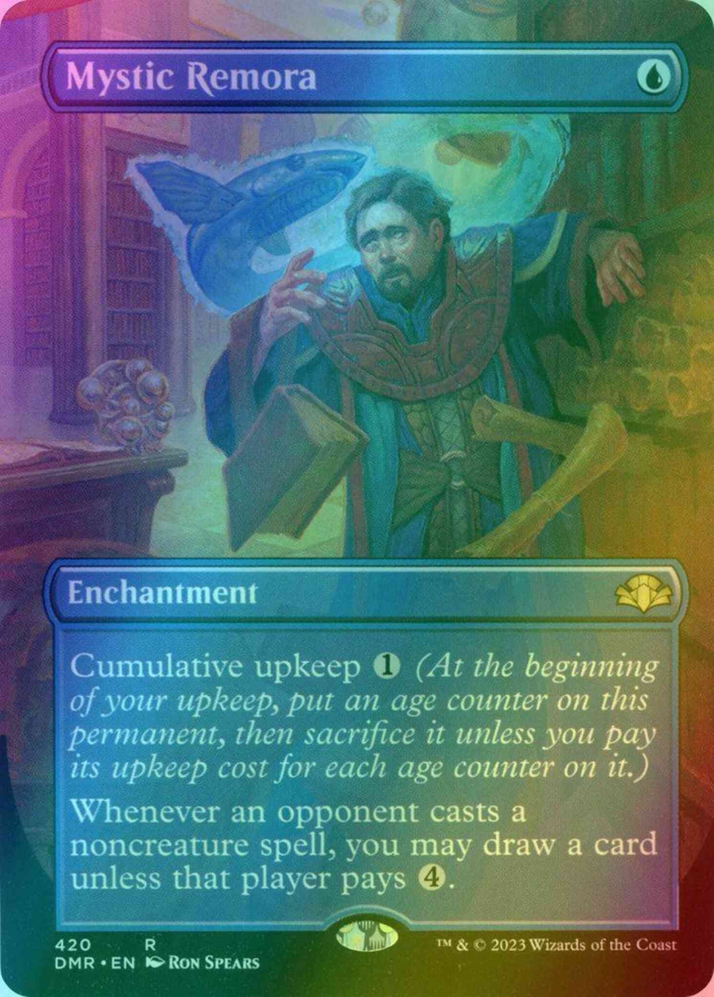 Mystic Remora [420] [Borderless] [Dominaria Remastered] [Foil]