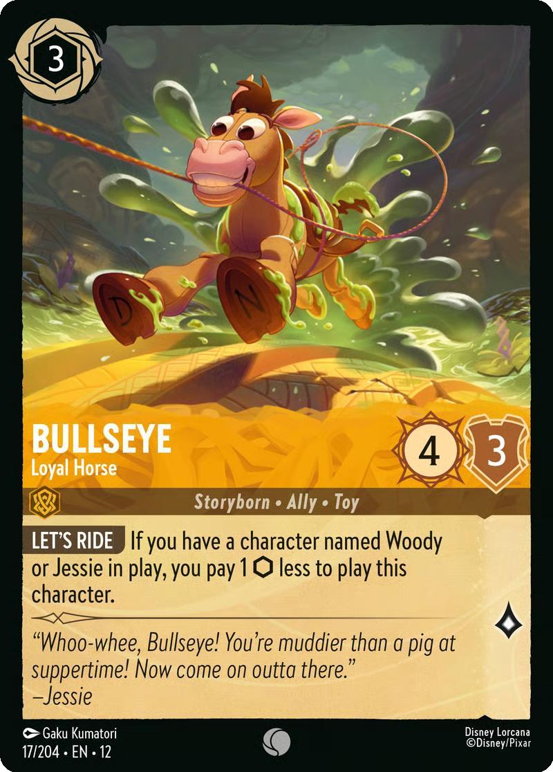 Bullseye - Loyal Horse - 17/204 [Wilds Unknown] [Non-Foil]