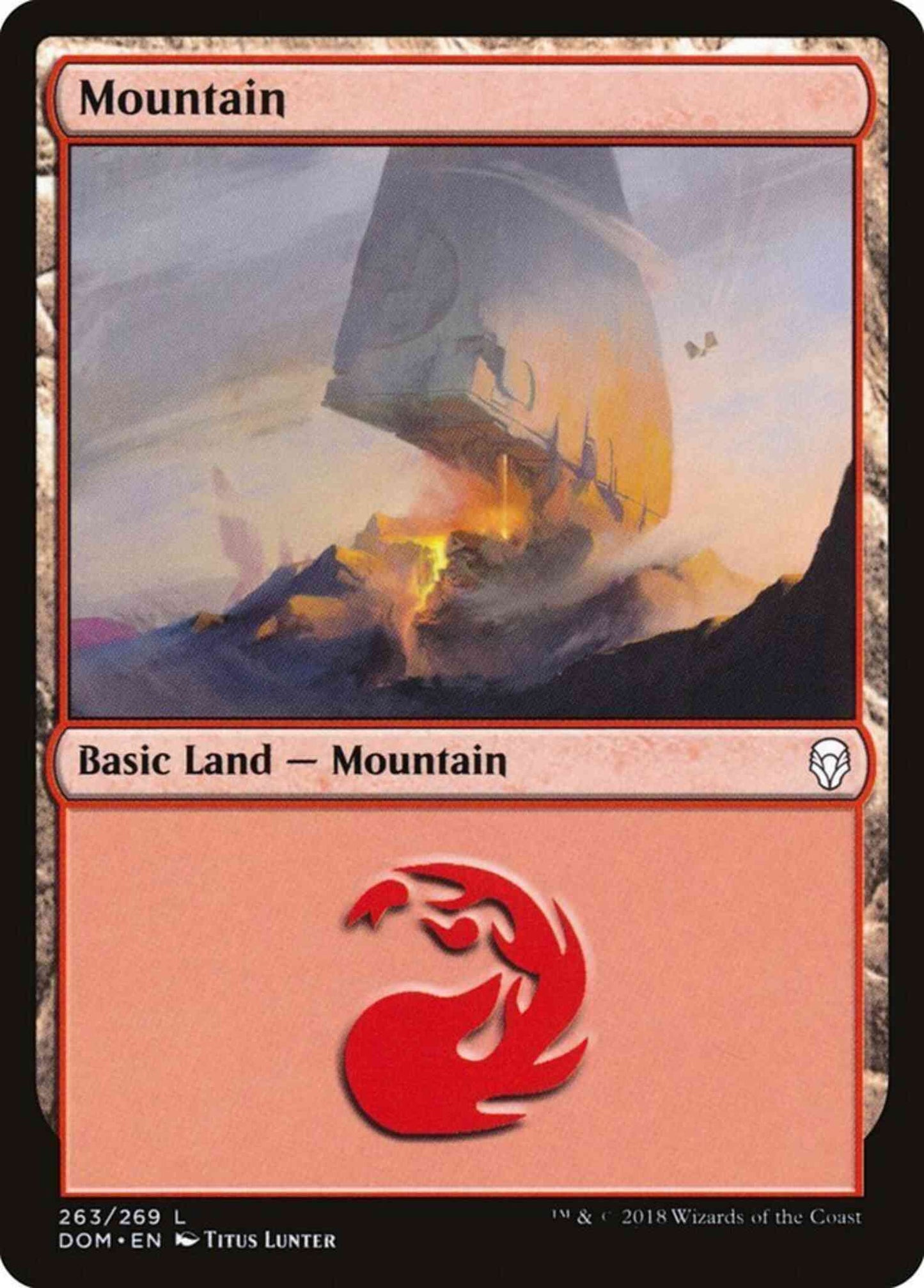 Mountain [263] [Dominaria] [Non-Foil]