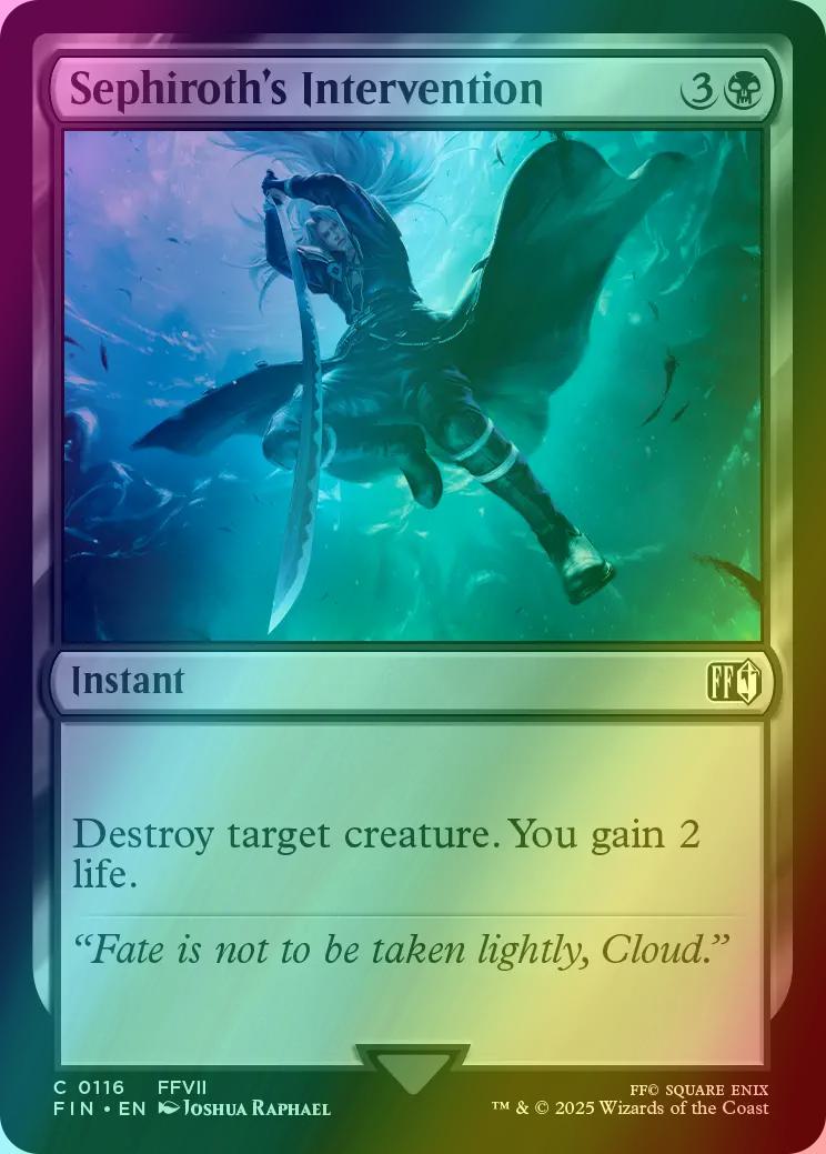 Sephiroth's Intervention [116] [FINAL FANTASY] [Foil]