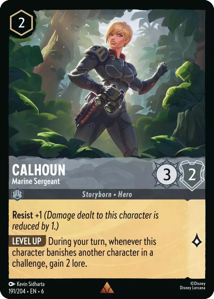 Calhoun - Marine Sergeant - 191/204 [Azurite Sea] [Non-Foil]