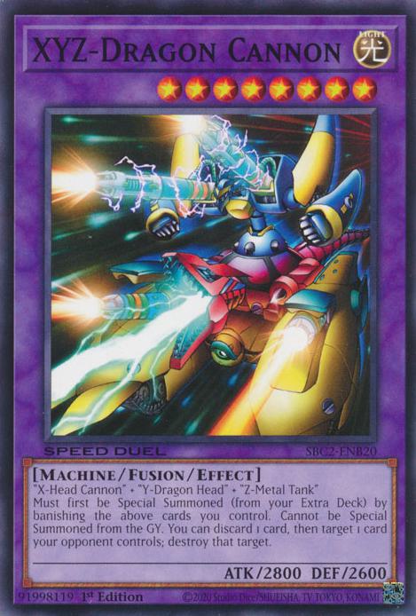 XYZ-Dragon Cannon - SBC2-ENB20 - Common - 1st Edition