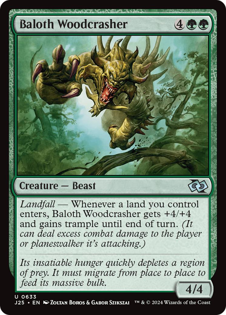 Baloth Woodcrasher [633] [Foundations: Jumpstart] [Non-Foil]