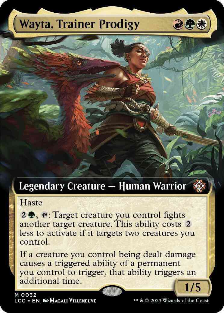 Wayta, Trainer Prodigy [32] [Extended Art] [The Lost Caverns of Ixalan: Commander] [Non-Foil]