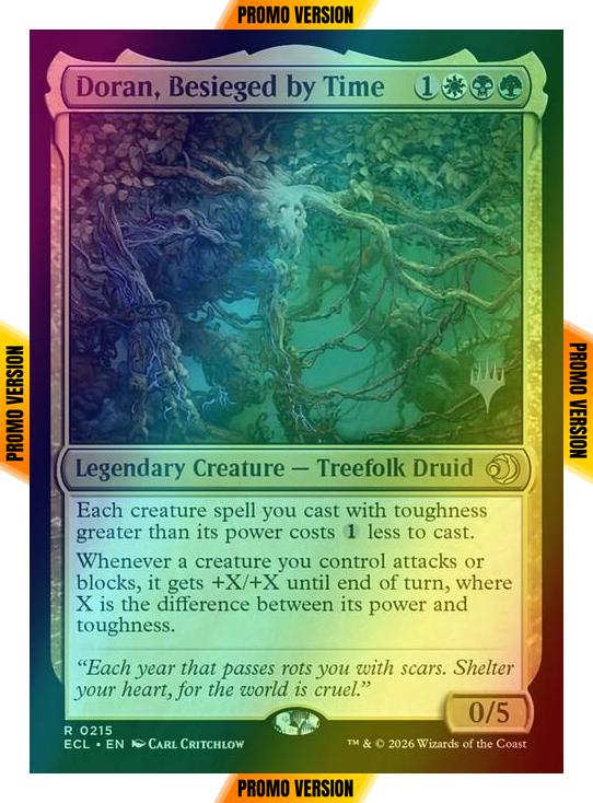 Doran, Besieged by Time [215p] [Promo Pack] [Lorwyn Eclipsed: Promos] [Foil]
