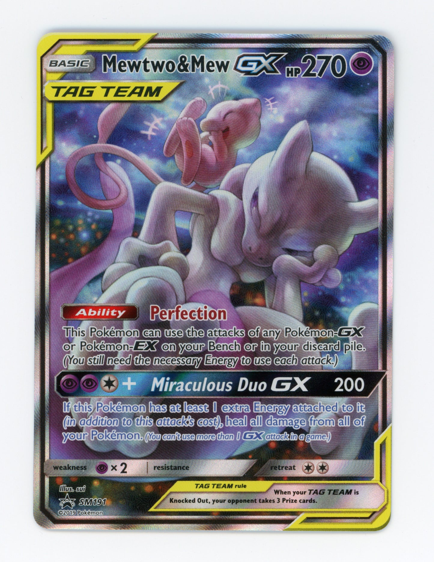 Mewtwo & Mew-GX — Promo — ID 19170