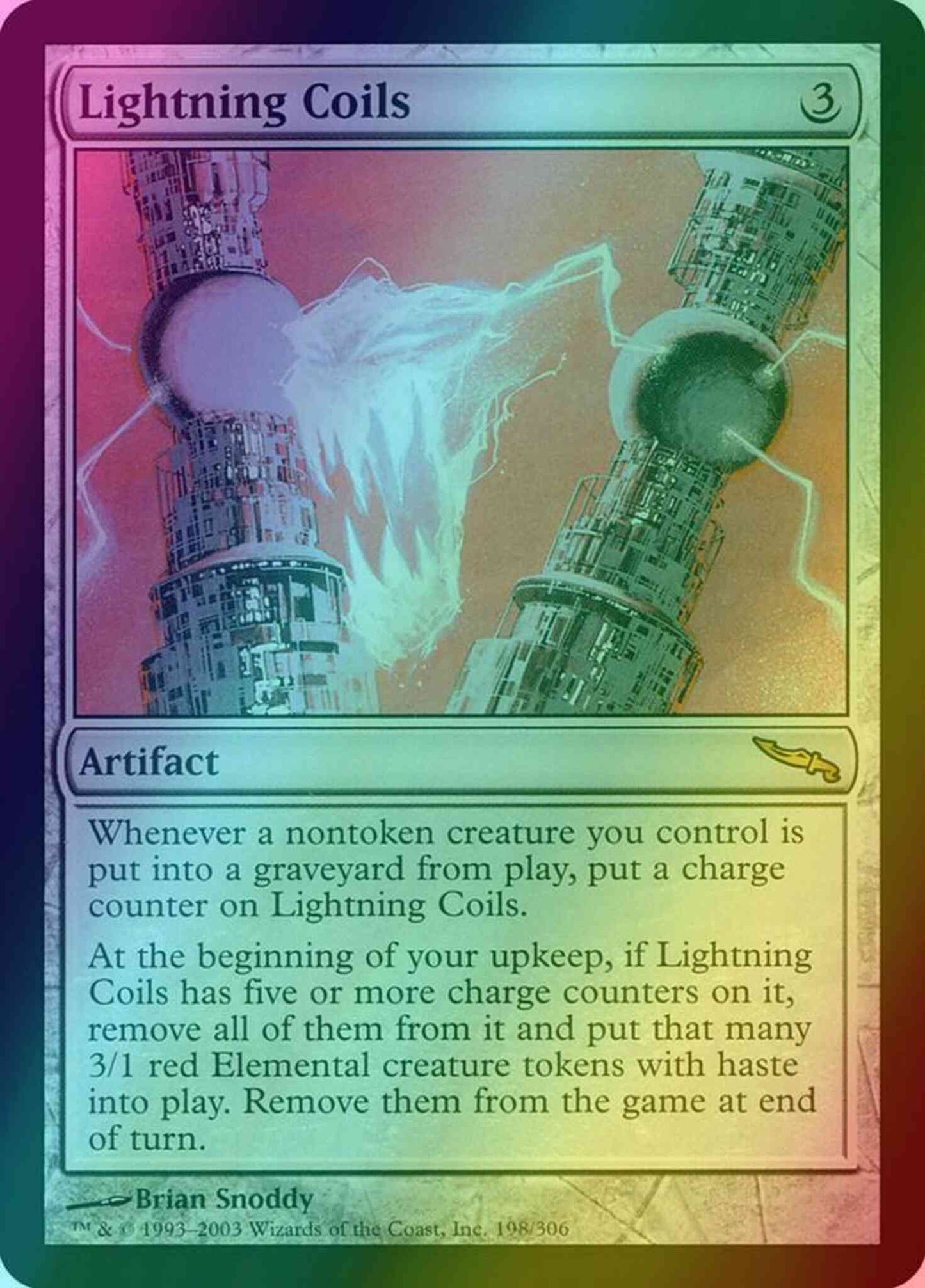 Lightning Coils [198] [Mirrodin] [Foil]