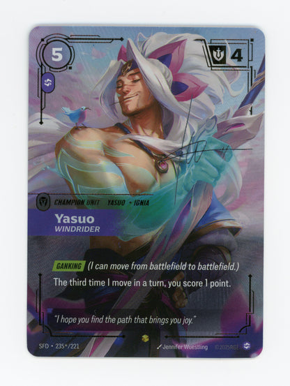Yasuo, Windrider — Signature|Foil — ID 19756
