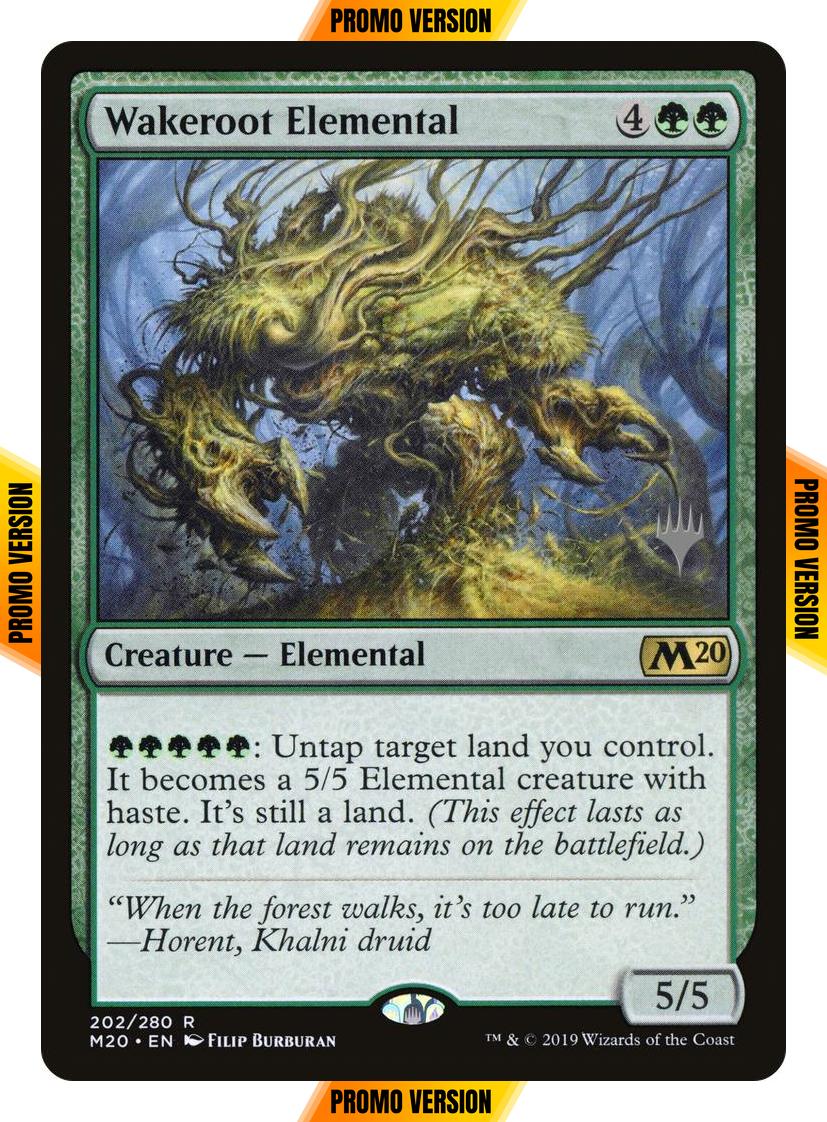 Wakeroot Elemental [202p] [Promo Pack] [Core Set 2020 Promos] [Non-Foil]