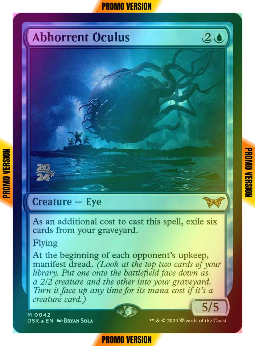 Abhorrent Oculus [42s] [Prerelease] [Duskmourn: House of Horror: Promos] [Foil]