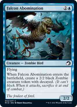 Falcon Abomination [52] [Innistrad: Midnight Hunt] [Non-Foil]