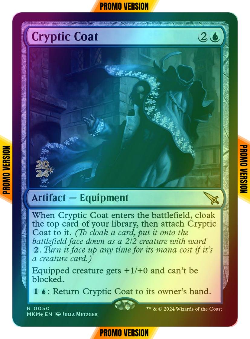 Cryptic Coat [50s] [Prerelease] [Murders at Karlov Manor: Promos] [Foil]