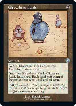 Elsewhere Flask [78] [Retro Frame] [Schematic] [The Brothers' War Retro Artifacts] [Non-Foil]