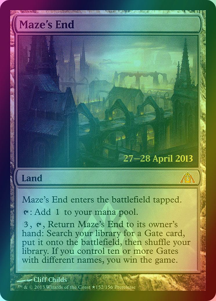 Maze's End [152] [Dragon's Maze Promos] [Foil]